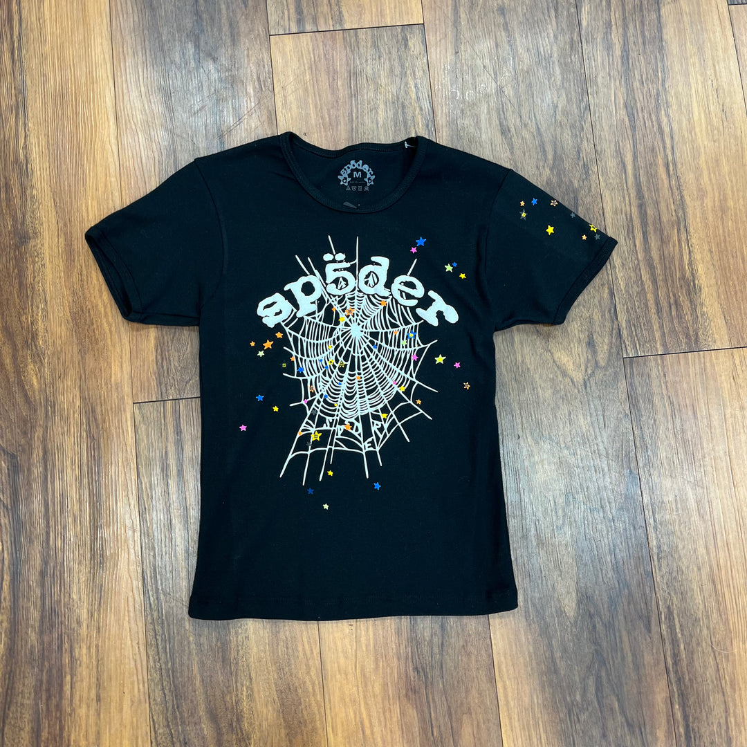Sp5der Sp5der Worldwide OG Web V2 Baby T-Shirt - Black - Kids Size Sp5der Sp5der Worldwide OG Web V2 Baby T-Shirt - Black - Kids Size