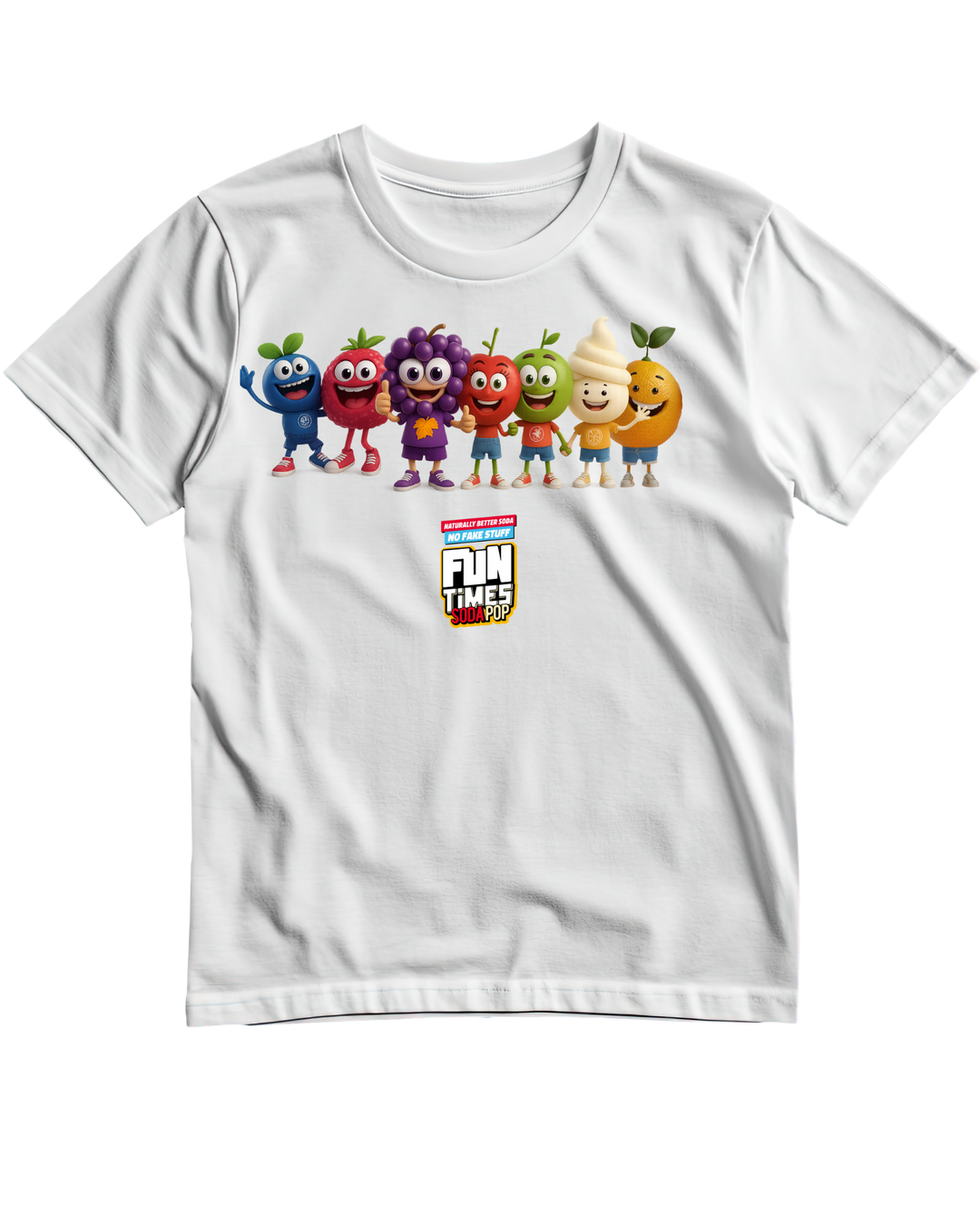 Fun Time Soda Pop Characters T-Shirt