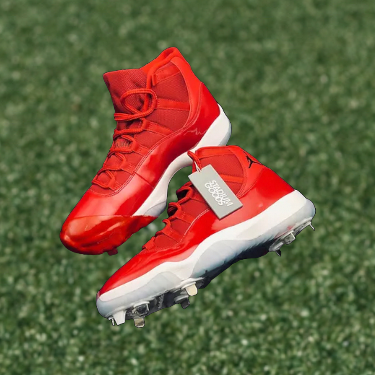 Custom Sneaker Sports Cleats - Jawns on Fire - Authentic Sneakers and ...
