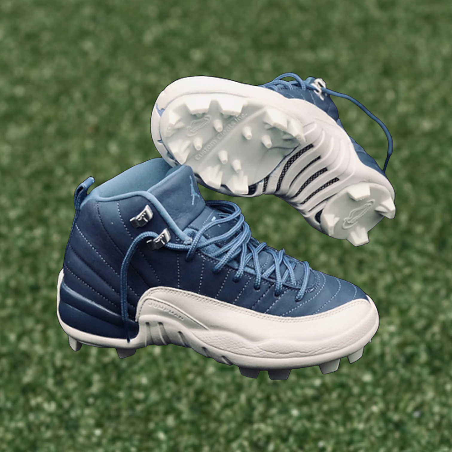 Nike Air Jordan Sneaker Custom Cleats for Football, Baseball, Lacrosse & More now available for your athlete at Jawns on Fire Sneaker Boutique