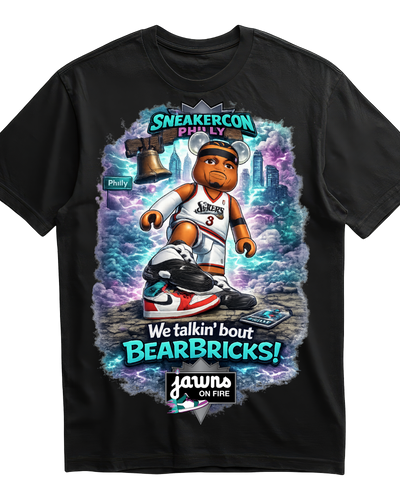 We Talkin' Bout Bearbricks - Sneakercon Philly 2026 - Black T-Shirt