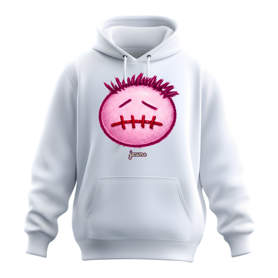 Travis Pink - White Hoodie - Only Jawns