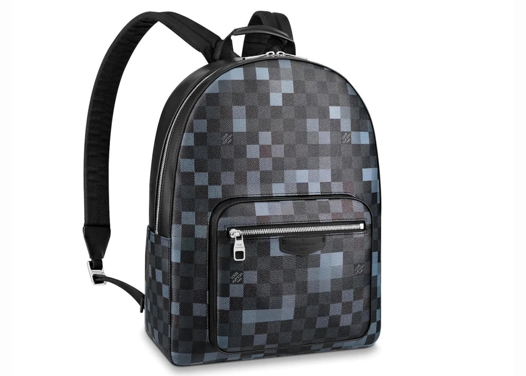 A Louis Vuitton Josh Backpack Damier Graphite Pixel Gray - Handbags - Jawns on Fire Sneakers & Shoes