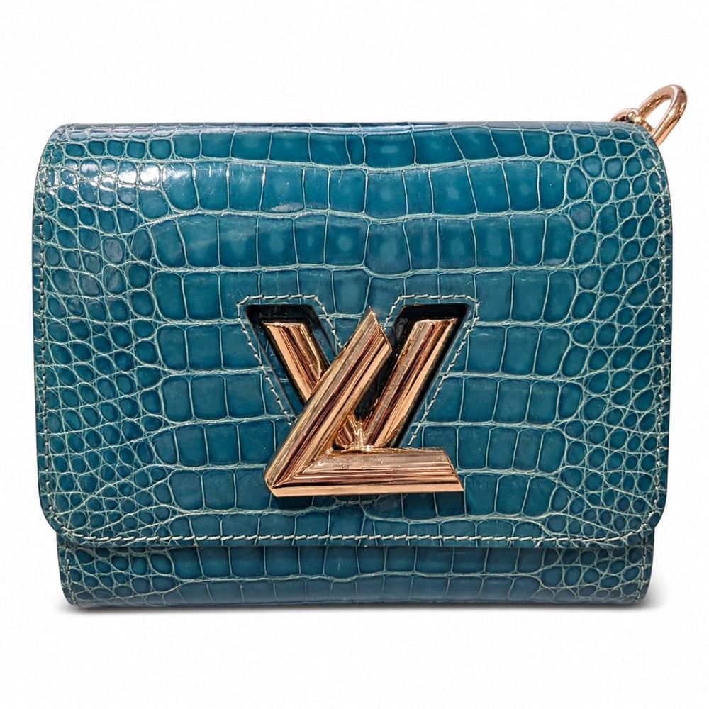 A Louis Vuitton Twist Exotic Leather Teal Blue - Handbags - Jawns on Fire Sneakers & Shoes