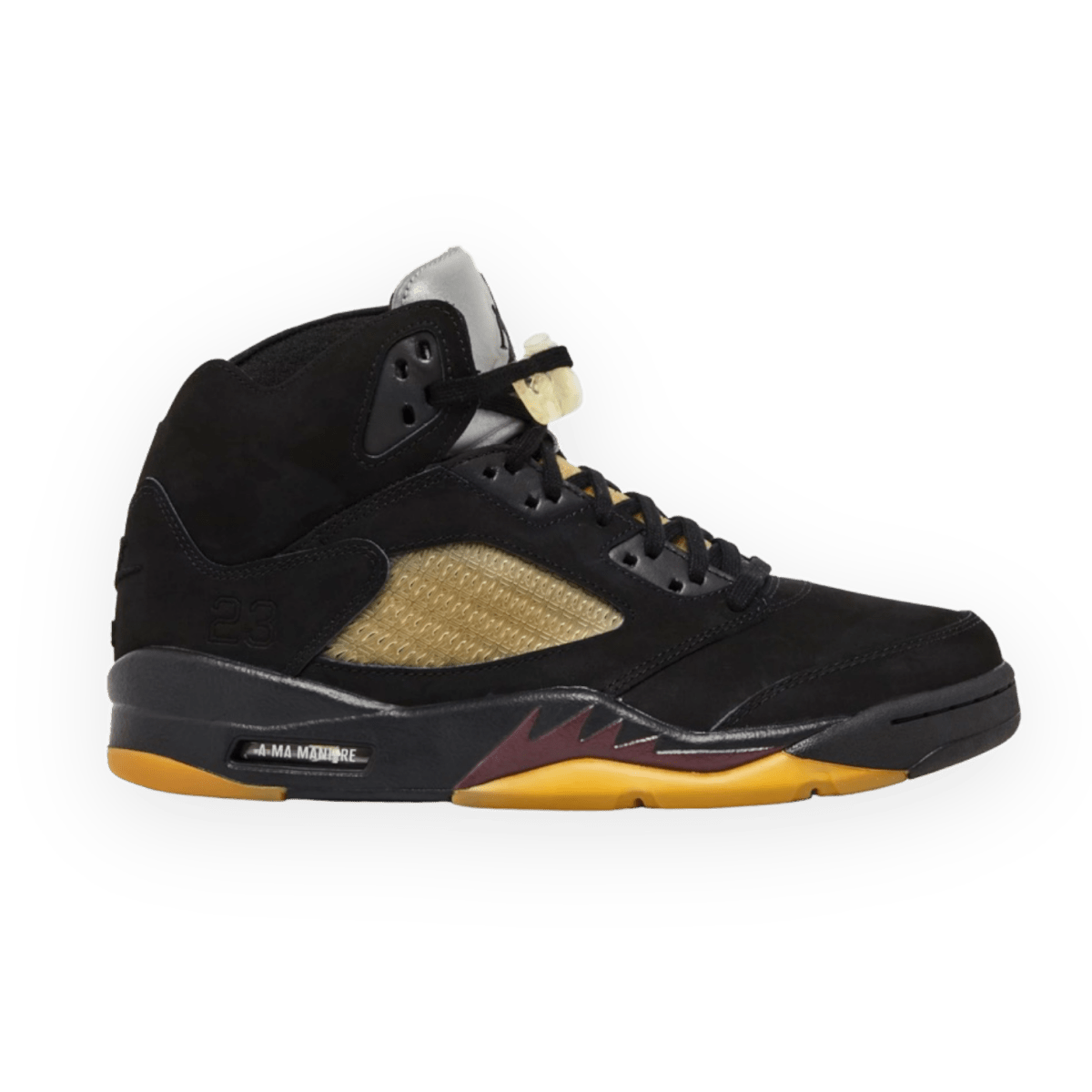 A Ma Maniére x Air Jordan 5 Retro 'Black' - Gently Enjoyed (Used) Men 10.5 - Mid Sneaker - Jawns on Fire Sneakers & Streetwear