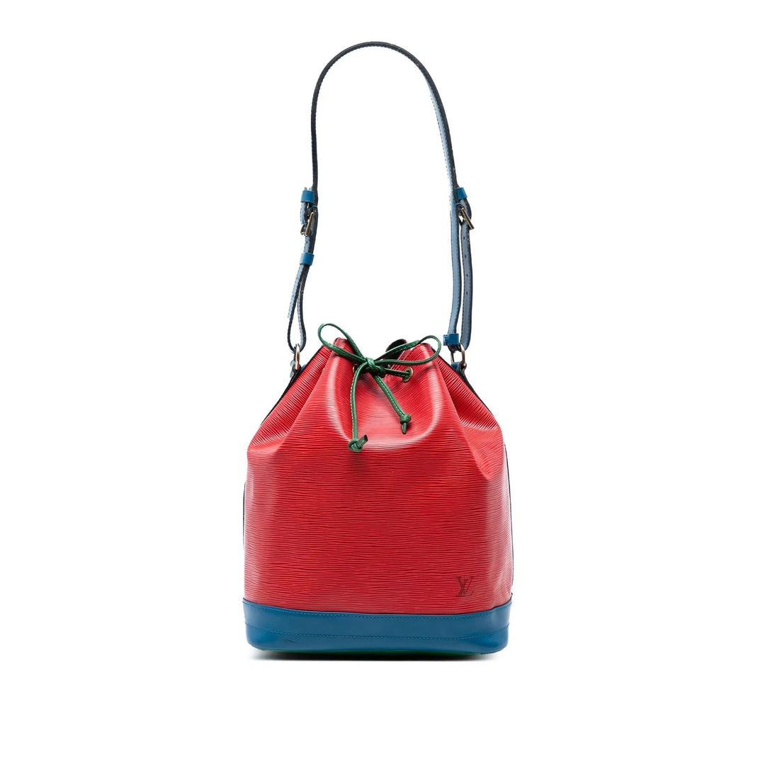 LV Louis Vuitton Epi Tri-Color Noe Castillan Red Toledo Borneo