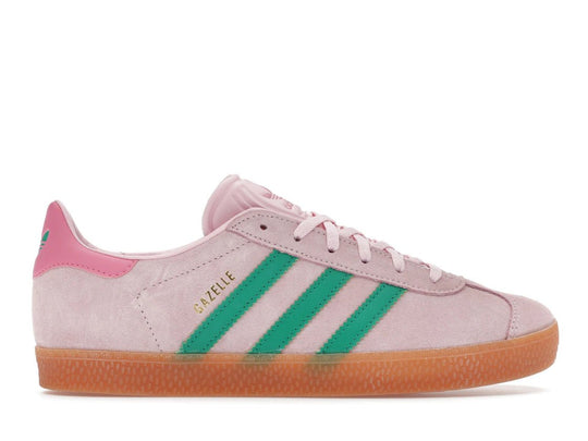 adidas Gazelle Clear Pink Court Green (GS) - Sneakers - Jawns on Fire Sneakers &amp; Shoes