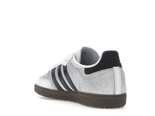 adidas Samba OG Rhinestone Crystal White Silver (Women&