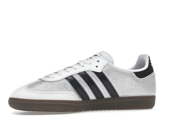 adidas Samba OG Rhinestone Crystal White Silver (Women&