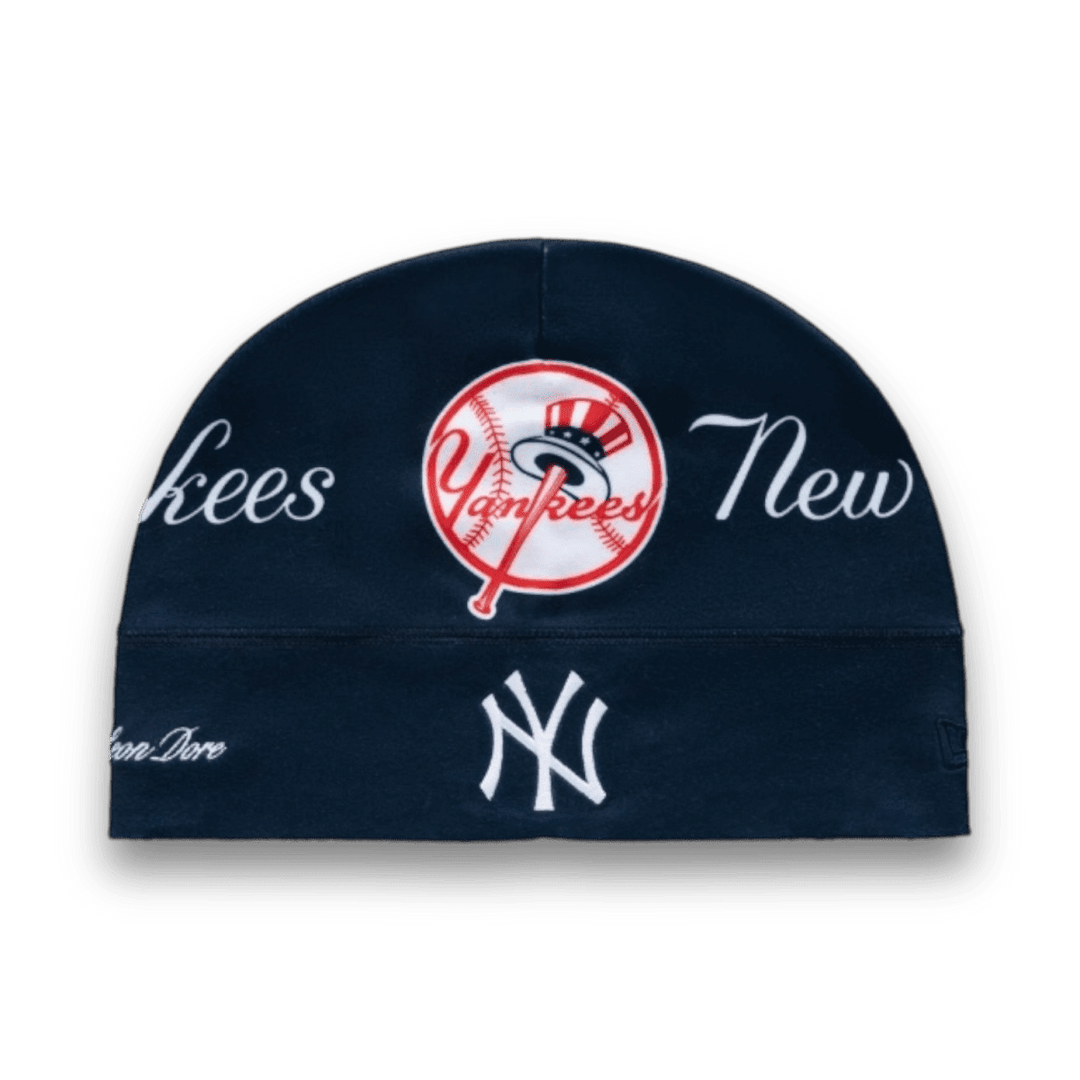 Aime Leon Dore x New Era Yankees Fleece Skull Cap Navy - Clothing Accessory - Jawns on Fire Sneakers & Shoes