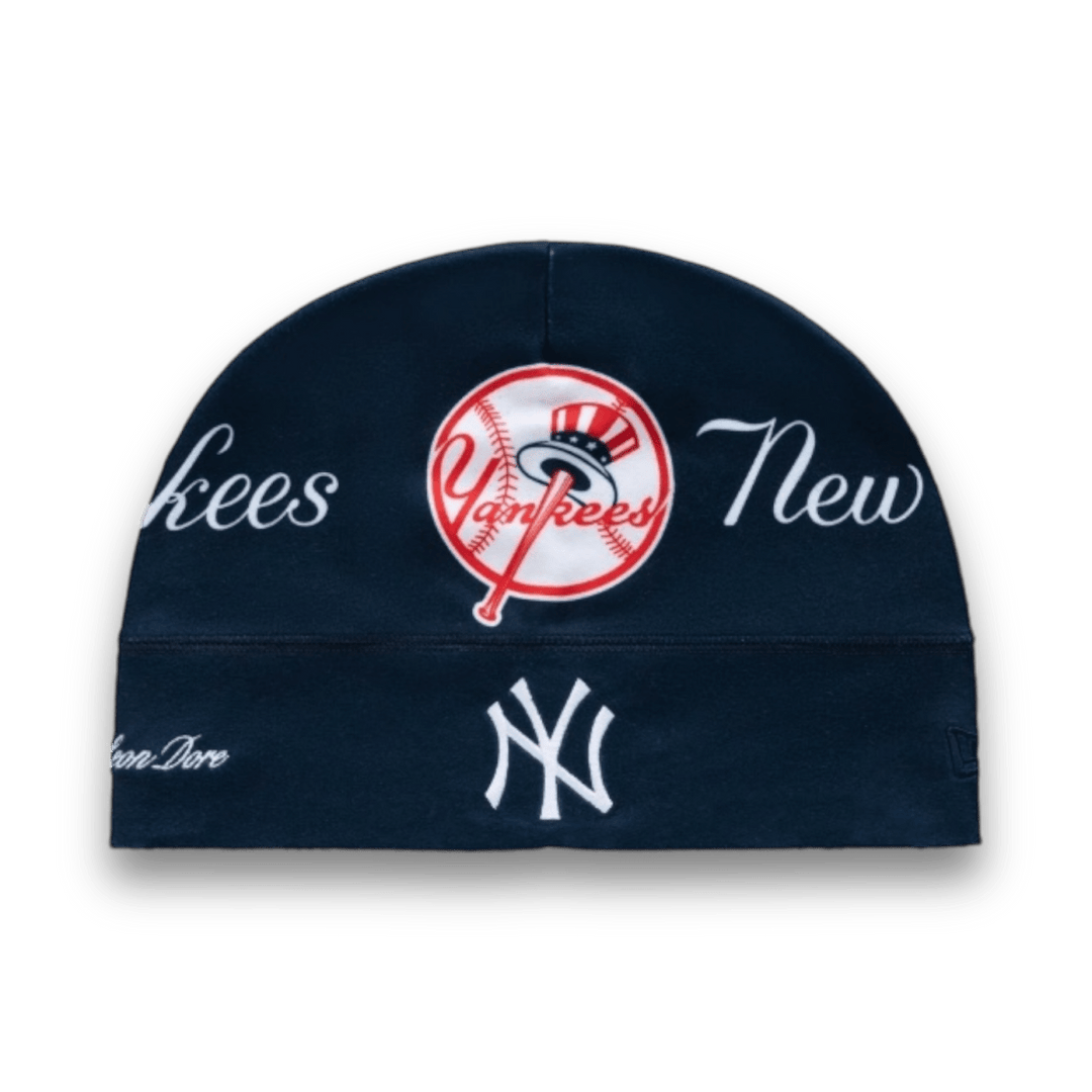 Aime Leon Dore x New Era Yankees Fleece Skull Cap Navy - Clothing Accessory - Jawns on Fire Sneakers & Shoes