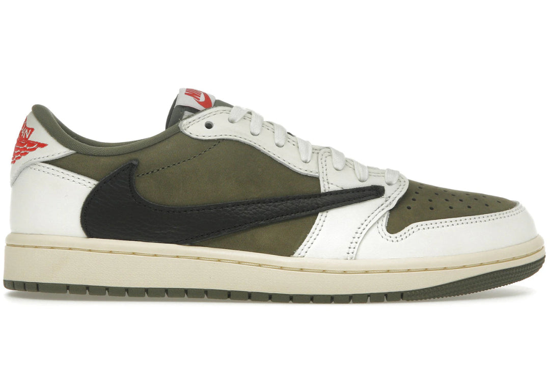 Air Jordan 1 Retro Low OG SP Travis Scott Medium Olive - Sneakers - Jawns on Fire Sneakers & Shoes