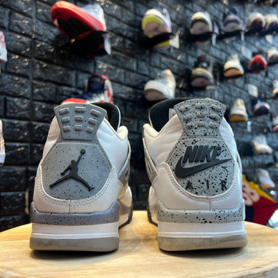 Air Jordan 4 Retro 'White Cement' 2012 - Gently Enjoyed (Used) Men 10.5 - Mid Sneaker - Jawns on Fire Sneakers & Streetwear