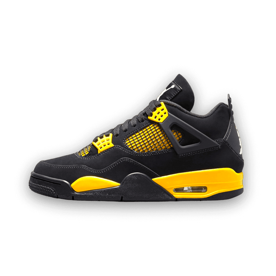 Air Jordan 4 Retro Yellow & Black 'Thunder' 2023 - Grade School - Sneakers - Jawns on Fire Sneakers & Shoes