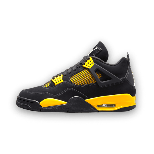 Air Jordan 4 Retro Yellow & Black 'Thunder' 2023 - Grade School - Sneakers - Jawns on Fire Sneakers & Shoes