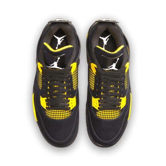Air Jordan 4 Retro Yellow & Black 'Thunder' 2023 - Grade School - Sneakers - Jawns on Fire Sneakers & Shoes