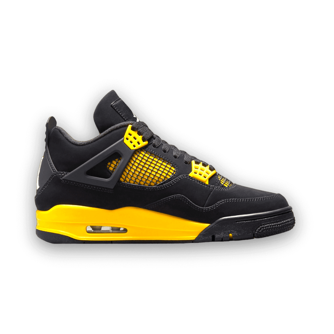 Air Jordan 4 Retro Yellow & Black 'Thunder' 2023 - Grade School - Sneakers - Jawns on Fire Sneakers & Shoes