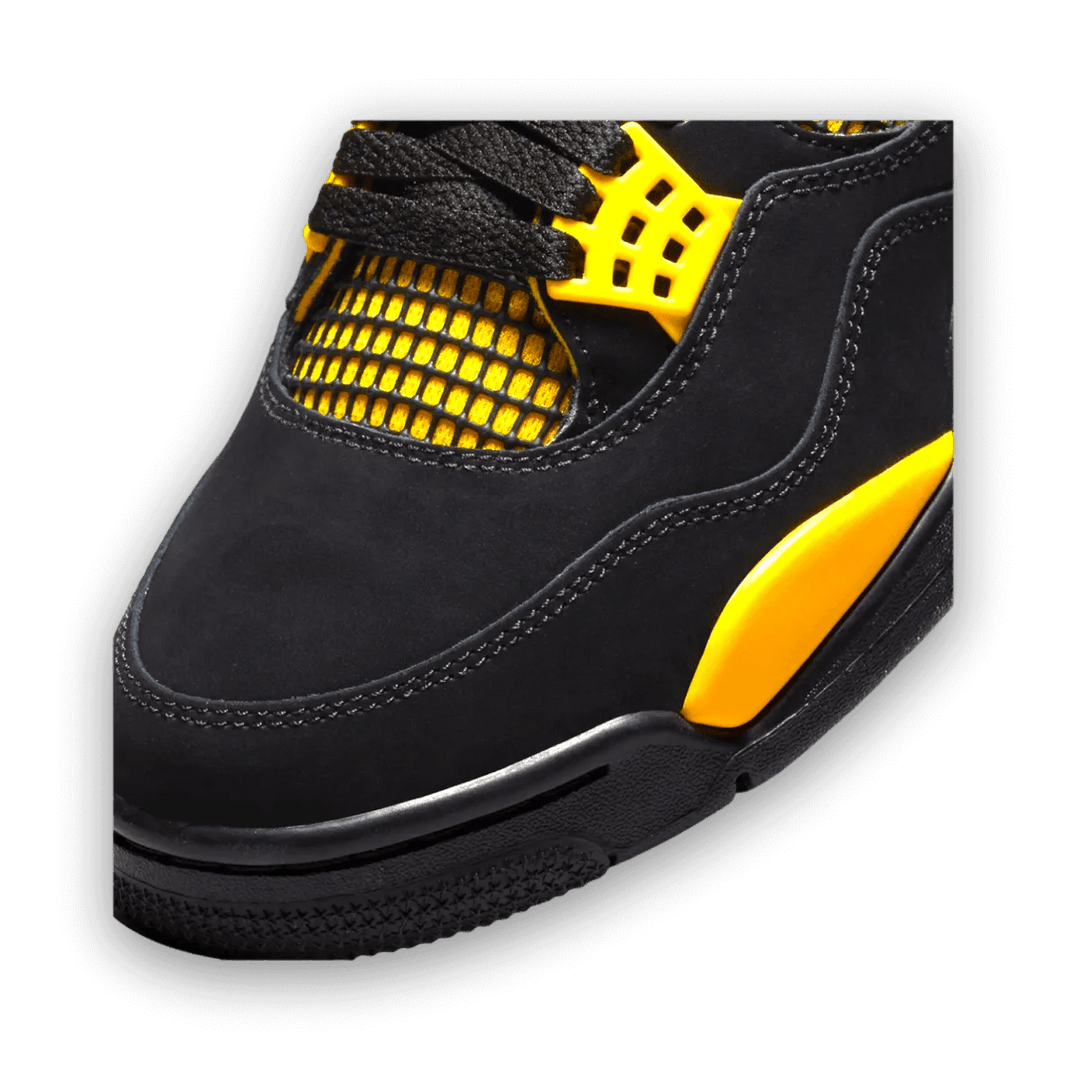 Air Jordan 4 Retro Yellow & Black 'Thunder' 2023 - Sneakers - Jawns on Fire Sneakers & Shoes