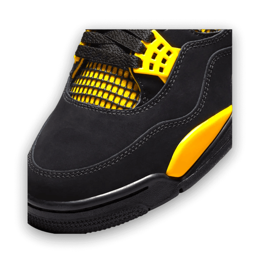 Air Jordan 4 Retro Yellow & Black 'Thunder' 2023 - Sneakers - Jawns on Fire Sneakers & Shoes