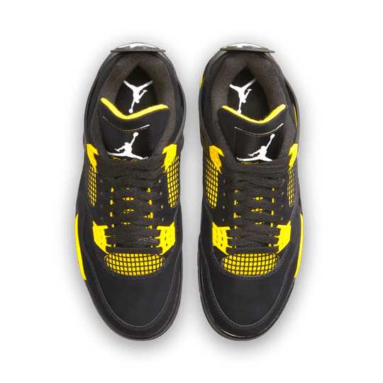 Air Jordan 4 Retro Yellow & Black 'Thunder' 2023 - Sneakers - Jawns on Fire Sneakers & Shoes