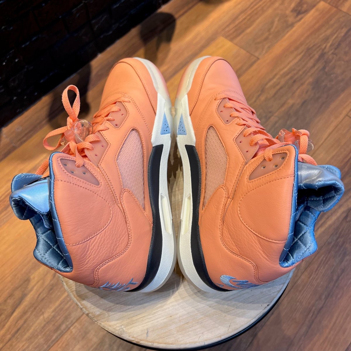 Air Jordan 5 Retro x DJ Khaled 'We The Best - Crimson - Gently Enjoyed (Used) Men 13 - Mid Sneaker - Jawns on Fire Sneakers & Streetwear