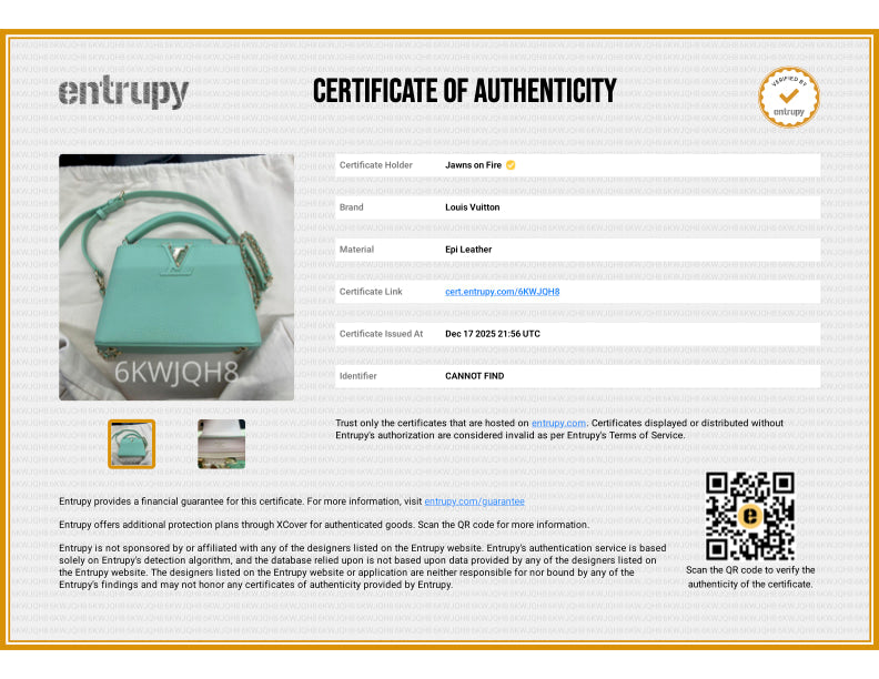 Louis Vuitton x Taurillon Mini Capucines Vert Pomme