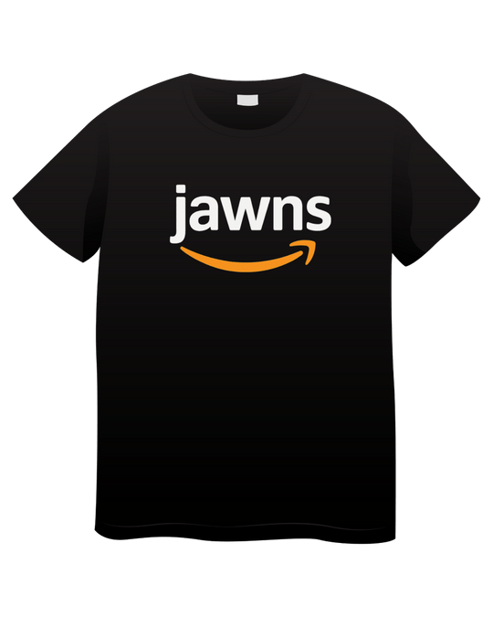 Amazon Jawns - Original Jawns - Black T-Shirt - T-Shirt - Jawns on Fire Sneakers & Shoes