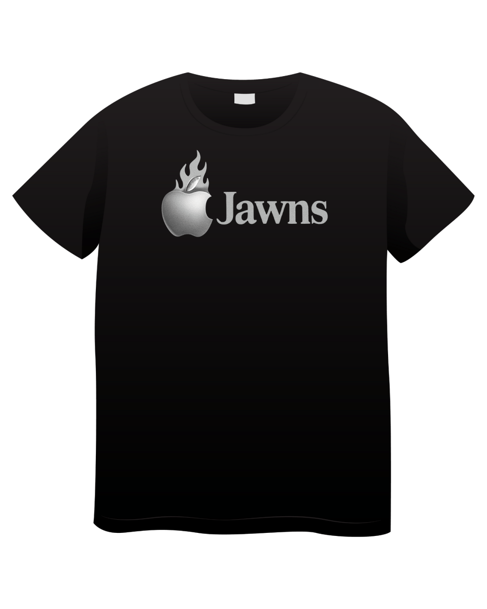 Apple Jawns - Original Jawns - Black T-Shirt - T-Shirt - Jawns on Fire Sneakers & Shoes