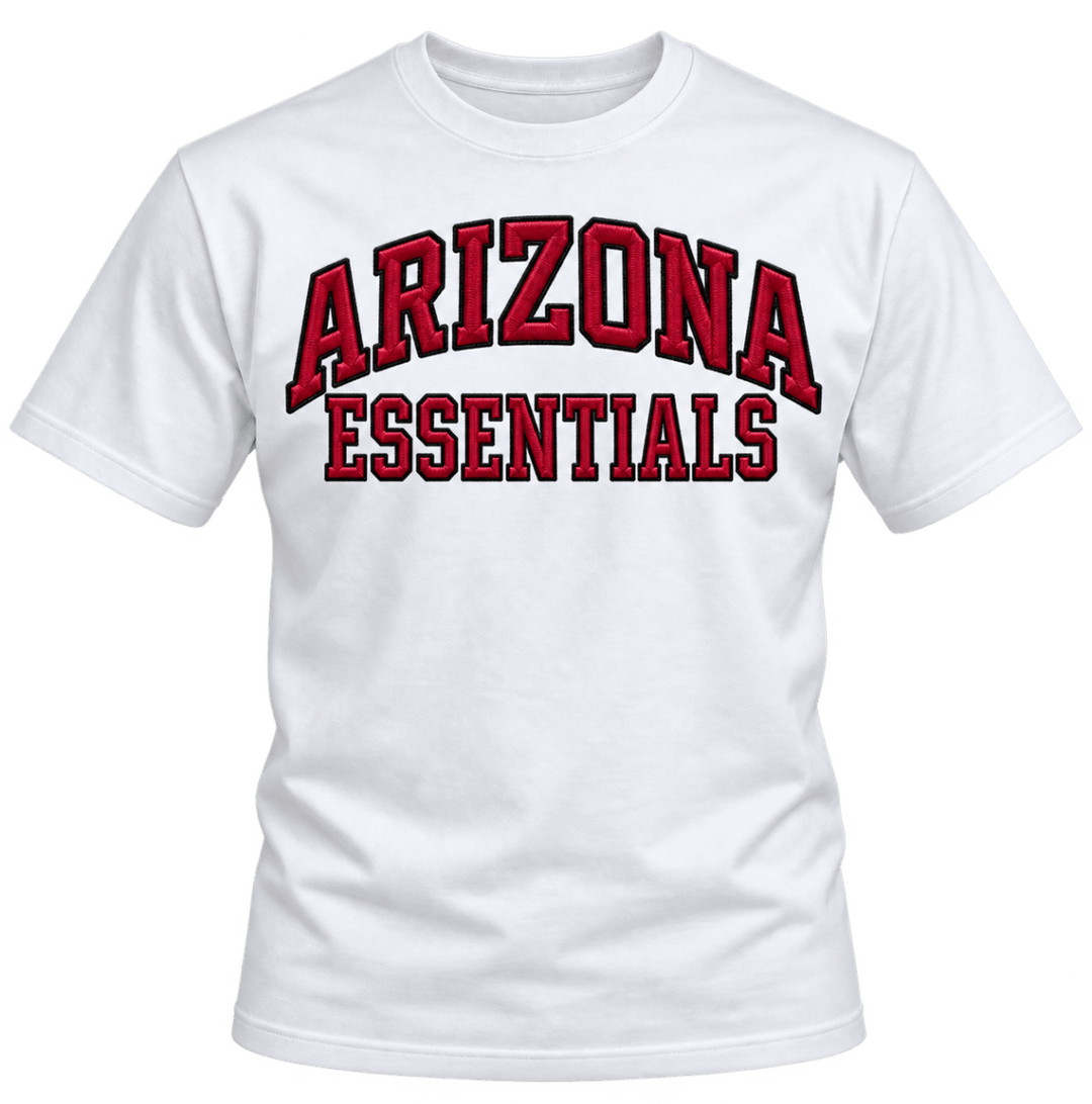 Arizona Essentials T-Shirt – White – Cardinals | Jawns on Fire - T-Shirt - Jawns on Fire Sneakers &amp; Shoes