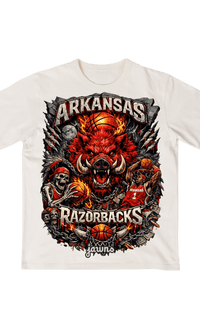 Arkansas Razorbacks Godspeed Streetwear Basketball Shirt