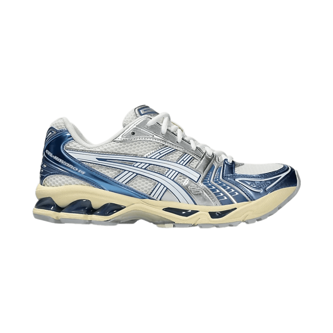 Asics Gel - Kayano 14 Cream/Denim Blue - Sneakers - Jawns on Fire Sneakers & Shoes