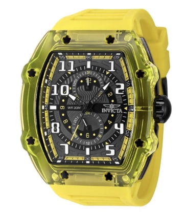 Invicta Racing Cyclone Men's Watch - 48.5mm, Yellow 48721