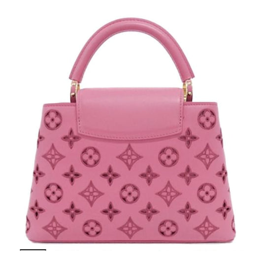 Louis Vuitton Capucines BB Pink Broderie Leather Monogram - Limited Edition