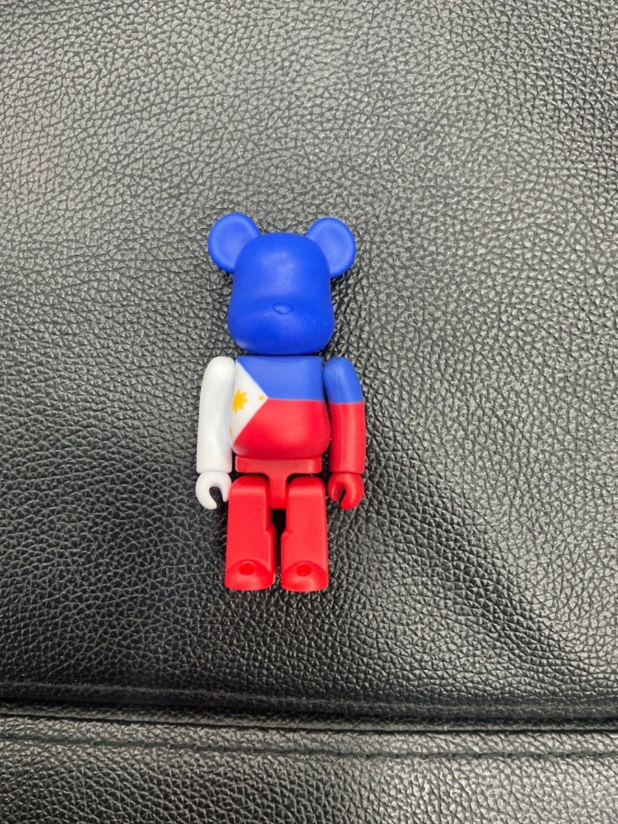 Be@rbrick 100% Philippines Flag - Designer Toy - Jawns on Fire Sneakers & Shoes