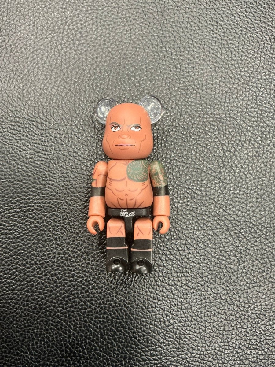 BE@RBRICK 100% Series 48 "The Rock" - Designer Toy - Jawns on Fire Sneakers & Shoes