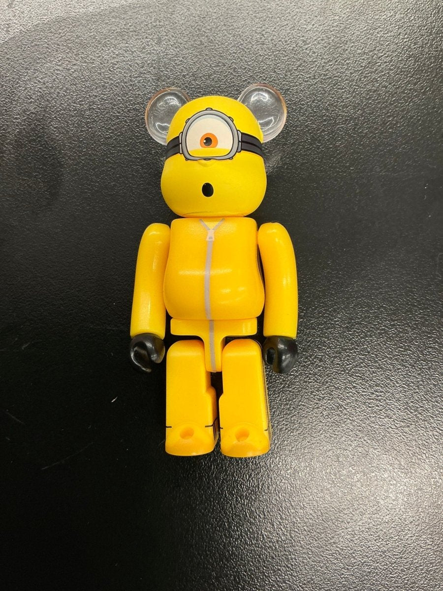 Be@rbrick 100% Stuart Minion - Designer Toy - Jawns on Fire Sneakers & Shoes