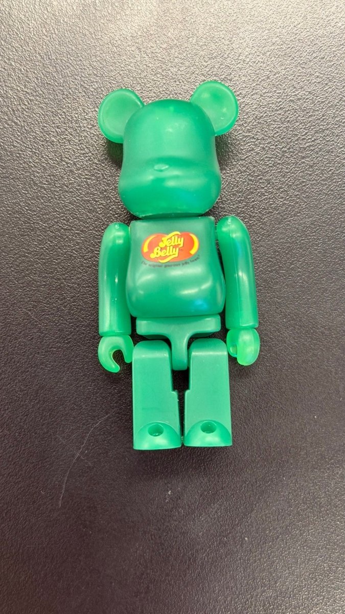 Be@rbrick Jelly Belly Series 1 Green - Designer Toy - Jawns on Fire Sneakers & Shoes