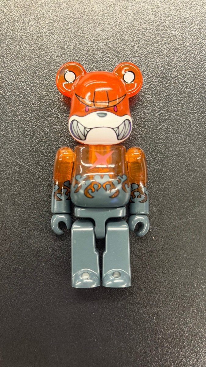 BE@RBRICK Knuckle Bear 100% - Designer Toy - Jawns on Fire Sneakers & Shoes