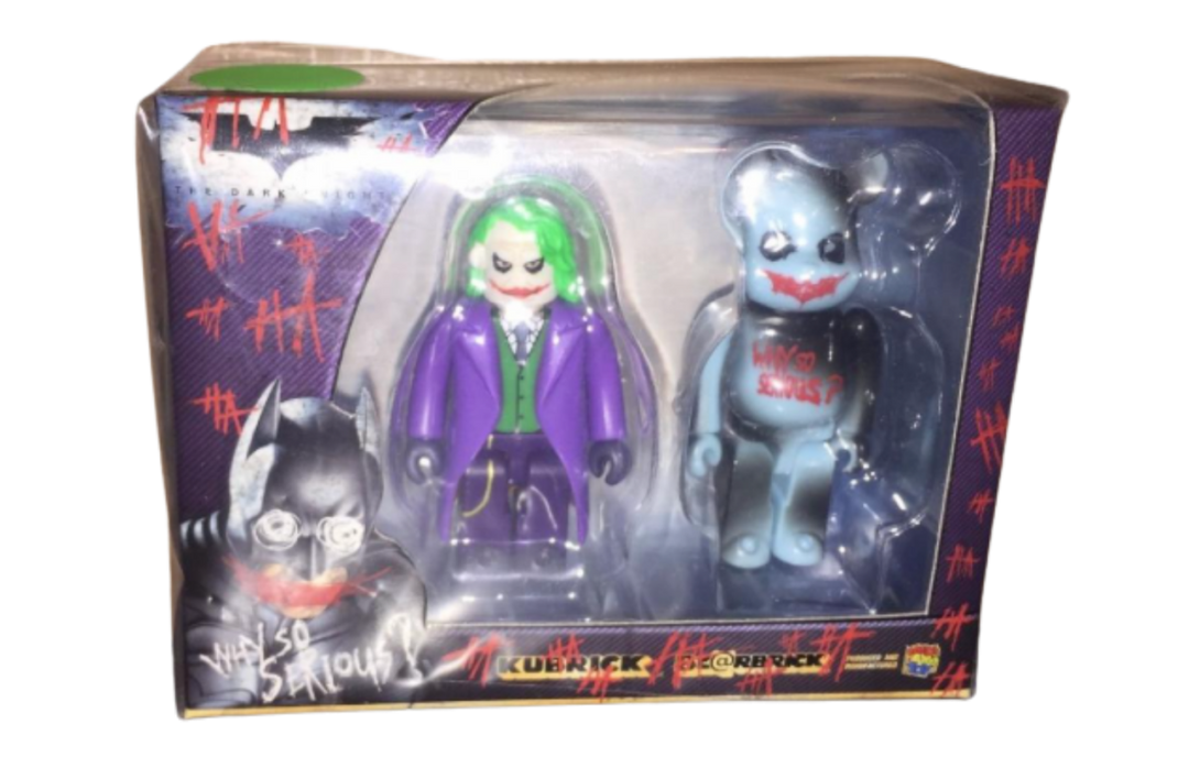 Be@rbrick &amp; Kubrick Medicom 100% 2 Pack Batman Joker The Dark Knight - Collectibles - Jawns on Fire Sneakers &amp; Shoes