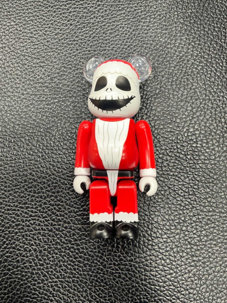 BE@RBRICK Santa Jack Skellington 100% - Designer Toy - Jawns on Fire Sneakers & Shoes