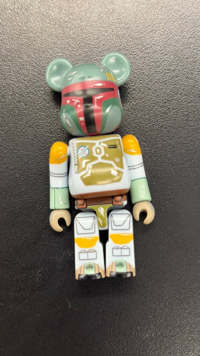 BE@RBRICK Star Wars Boba Fett 100% - Designer Toy - Jawns on Fire Sneakers & Shoes
