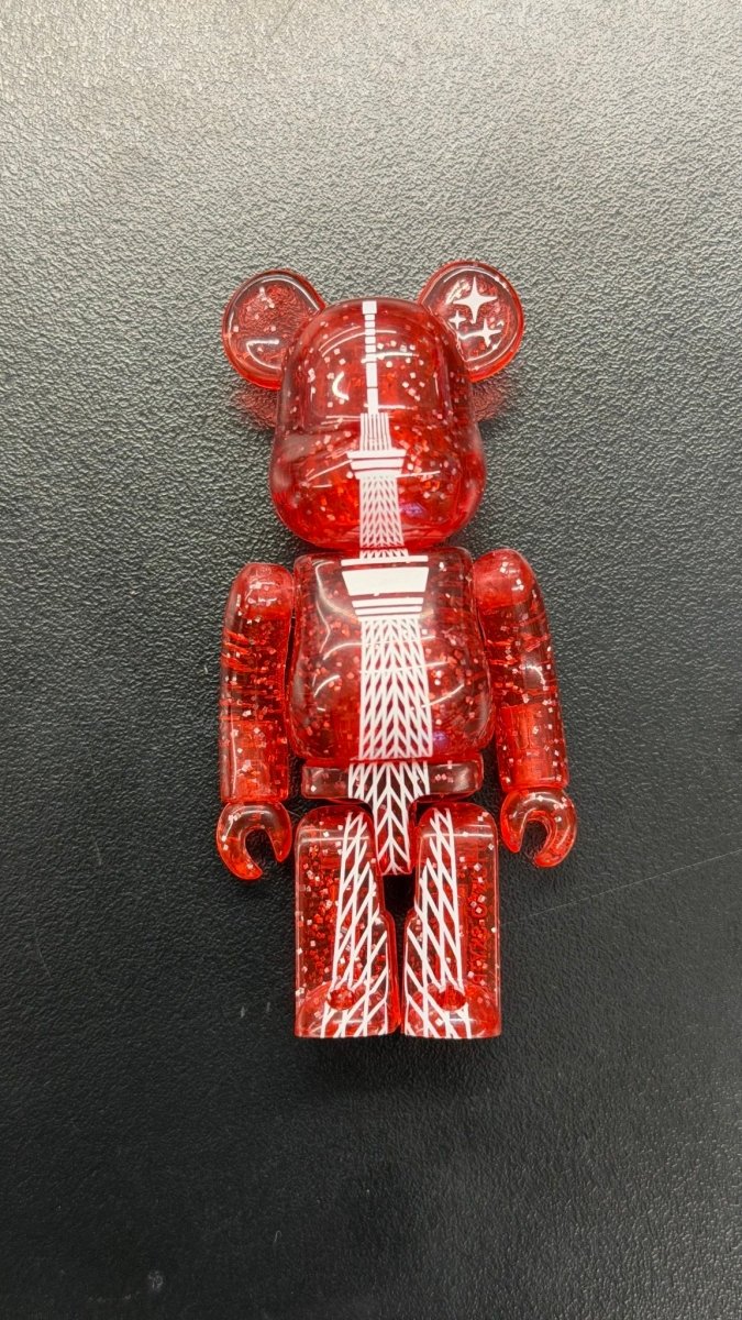 BE@RBRICK Tokyo Skytree 2014 Christmas Ver. Red. 100% - Designer Toy - Jawns on Fire Sneakers & Shoes