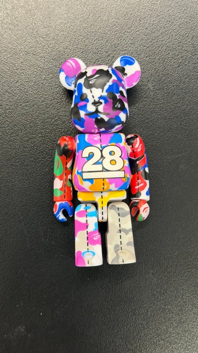 BE@RBRICK x BAPE 28th Anniversary 100% Camo 2 - Designer Toy - Jawns on Fire Sneakers & Shoes