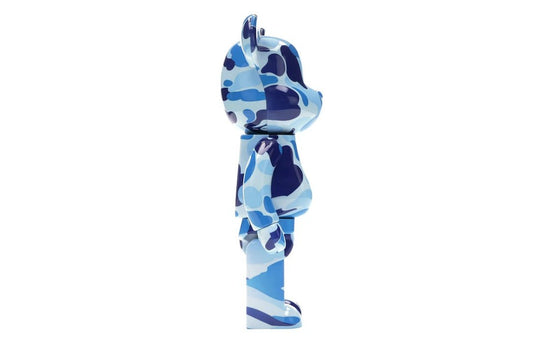 Bearbrick A Bathing Ape ABC Camo 400% Blue - Collectibles - Jawns on Fire Sneakers & Shoes