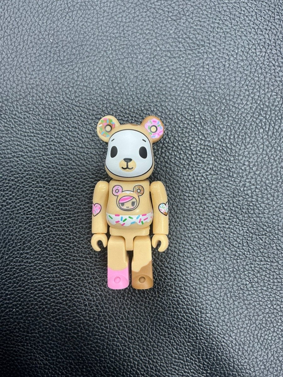 Bearbrick ActionCity x Tokidoki Biscotti 100% - Designer Toy - Jawns on Fire Sneakers & Shoes
