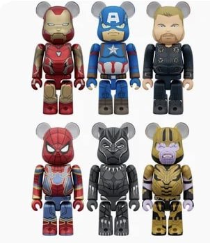 Bearbrick Chase Marvel Infinity Saga Sealed Blind Box 100% - Collectibles - Jawns on Fire Sneakers & Shoes