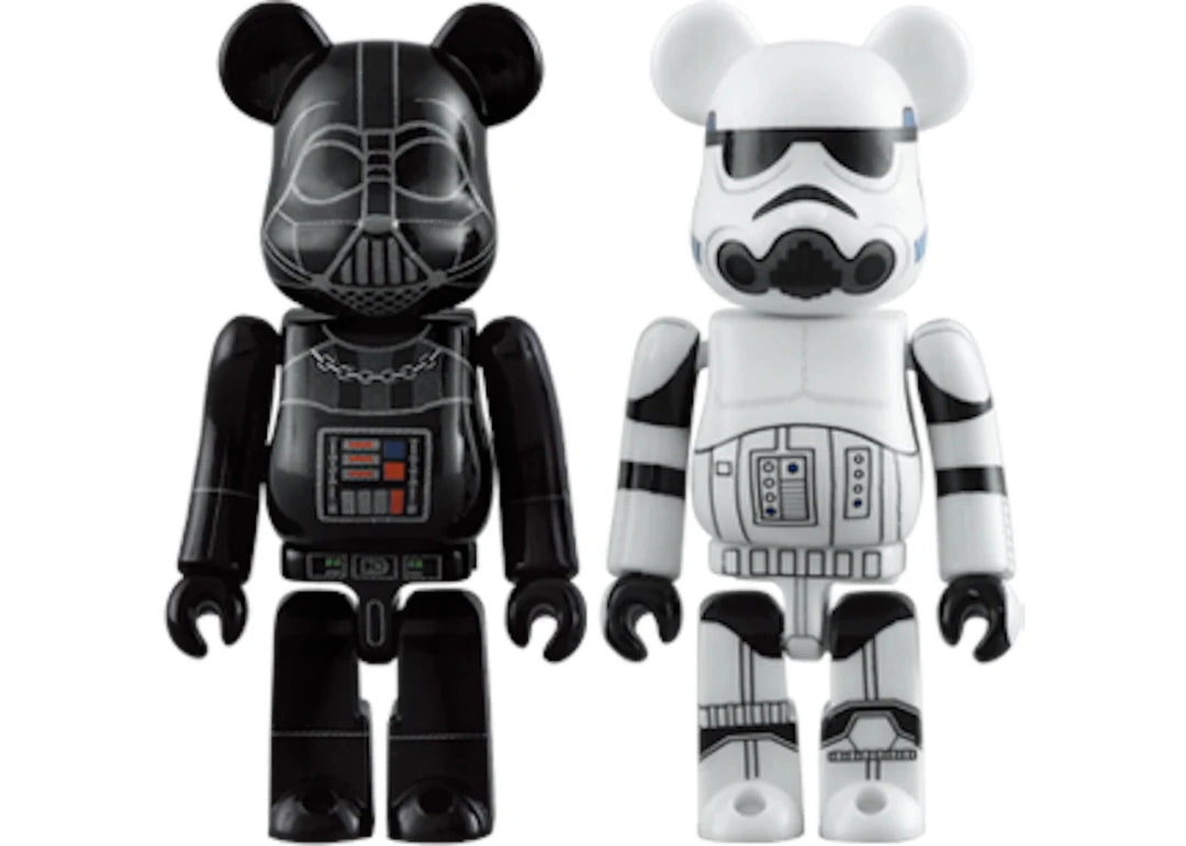 Bearbrick Darth Vader &amp; Stormtrooper 2 Pack 100% Black - Collectibles - Jawns on Fire Sneakers &amp; Shoes