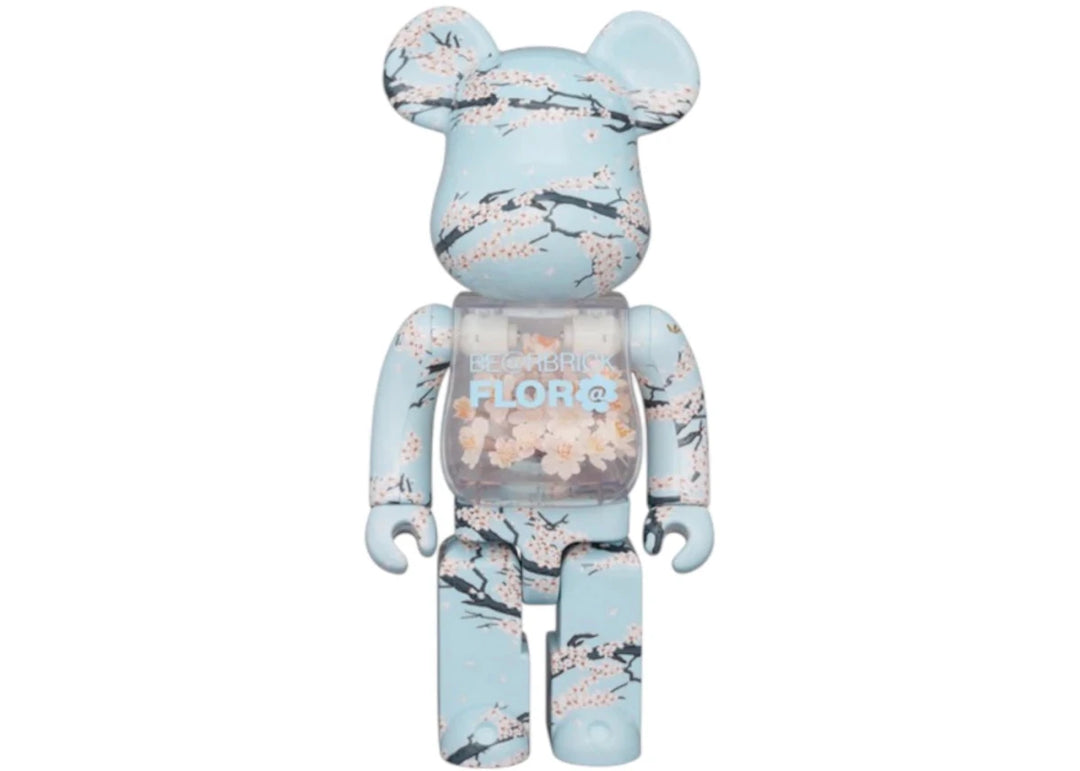 Bearbrick Flor@ Sakura 400% - Collectibles - Jawns on Fire Sneakers &amp; Shoes