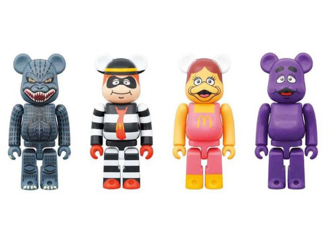Bearbrick Godzilla vs McDonalds 150% Set of 4 - Collectibles - Jawns on Fire Sneakers &amp; Shoes