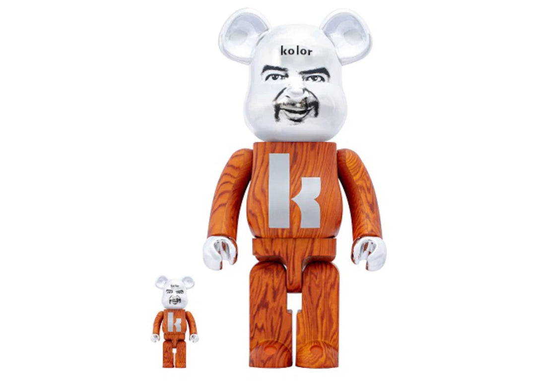 Bearbrick Macau 2023 x Kolor 100% &amp; 400% Set - Collectibles - Jawns on Fire Sneakers &amp; Shoes